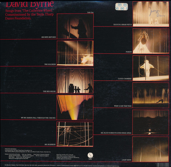 David Byrne : Songs From The Broadway Production Of "The Catherine Wheel" (LP, Album, Win)
