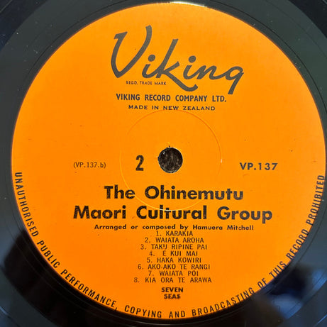 Ohinemutu Maori Cultural Group : Songs Of The Maori (LP, Album)