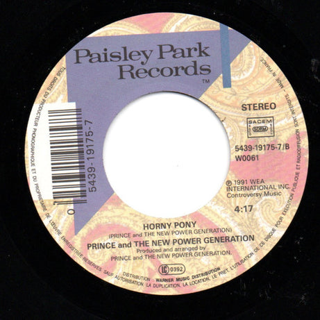 Prince And The New Power Generation : Cream (7", Single)