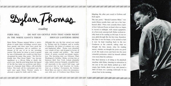 Dylan Thomas : Reading Fern Hill And Other Poems (7", EP, Gat)