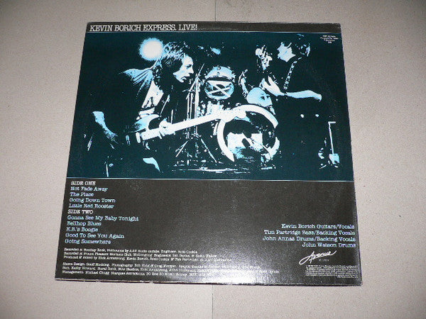 Kevin Borich Express : Live! (LP, Album, RE)