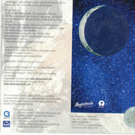 Jimmy Buffett : Beach House On The Moon (CD, Album, Enh)