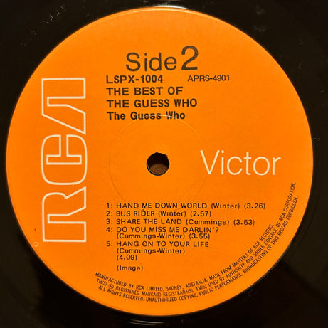 The Guess Who : The Best Of The Guess Who (LP, Comp)