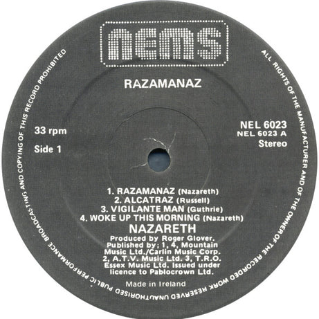 Nazareth (2) : Razamanaz (LP, Album, RE)