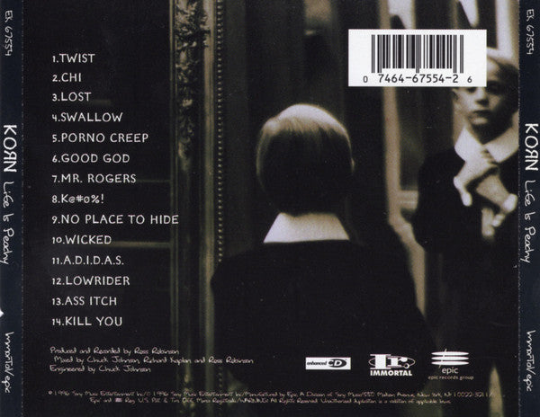 Korn : Life Is Peachy (CD, Album, Enh, RE, Son)