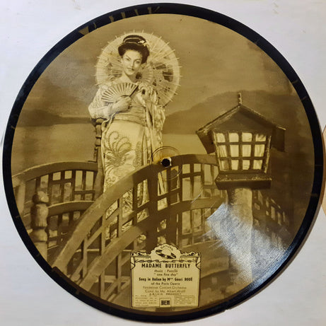 Geori Boué : La Boheme / Madame Butterfly (Shellac, 10", Pic)