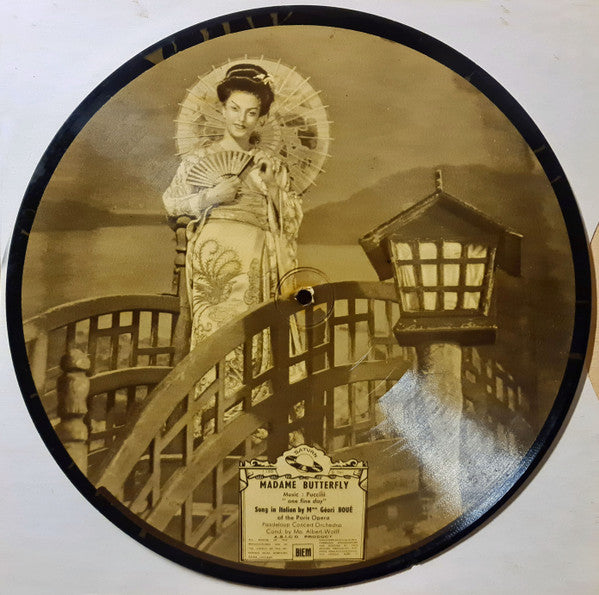 Geori Boué : La Boheme / Madame Butterfly (Shellac, 10", Pic)
