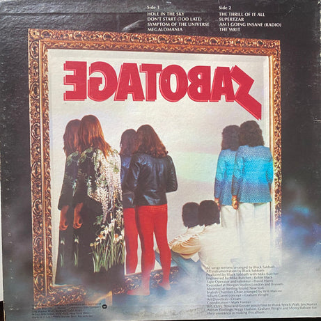 Black Sabbath : Sabotage (LP, Album, RP, Spe)