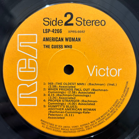The Guess Who : American Woman (LP, Album)