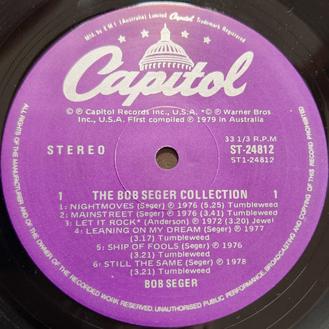 Bob Seger : The Bob Seger Collection (LP, Comp, Gat)