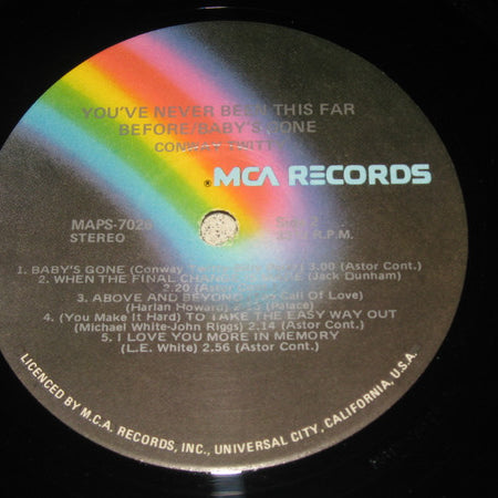 Conway Twitty : You've Never Been This Far Before / Baby's Gone (LP, Album)
