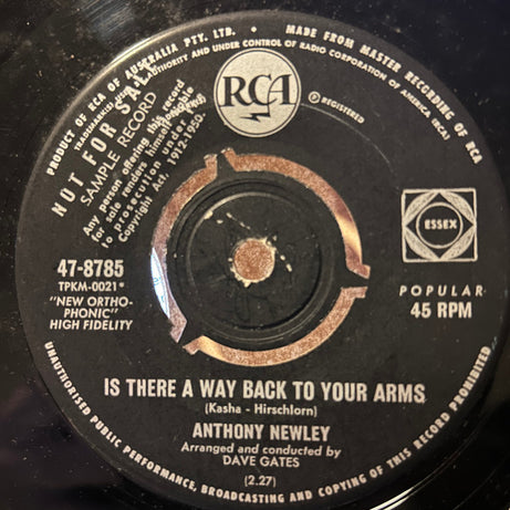 Anthony Newley : Why Can't You Try To Didgeridoo (7", Single, Promo)
