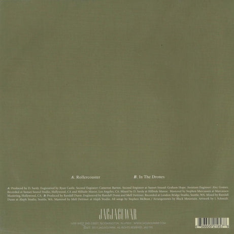 Black Mountain : Rollercoaster b/w In The Drones (7", Single)