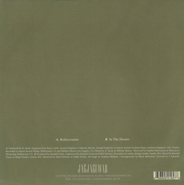 Black Mountain : Rollercoaster b/w In The Drones (7", Single)