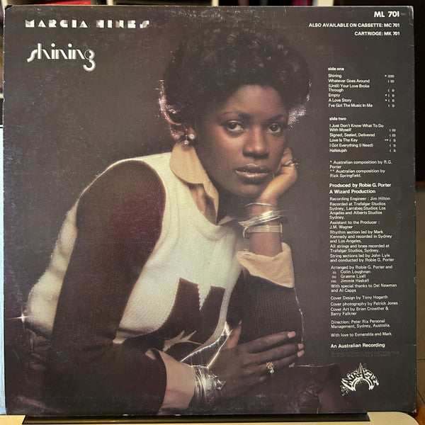 Marcia Hines : Shining (LP, Album)