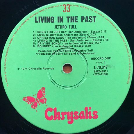 Jethro Tull : Living In The Past (2xLP, Comp, RE, Gat)