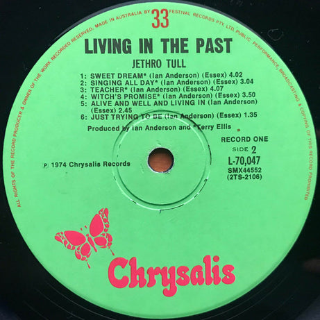 Jethro Tull : Living In The Past (2xLP, Comp, RE, Gat)