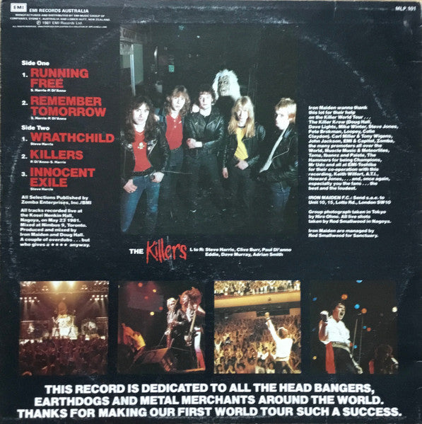 Iron Maiden : Maiden Japan (12", EP, EMI)