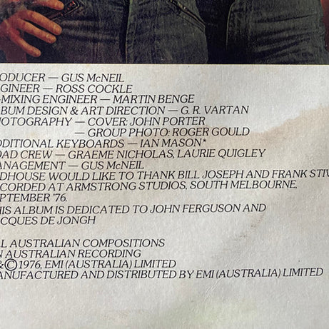 Redhouse (3) : One More Squeeze (LP, Album)