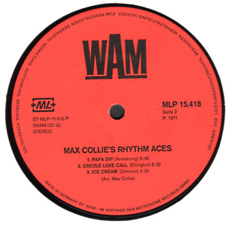 Max Collie Rhythm Aces : Max Collie's Rhythm Aces (LP, Album)