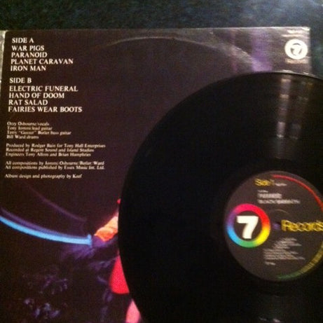 Black Sabbath : Paranoid (LP, Album, RE, Gat)