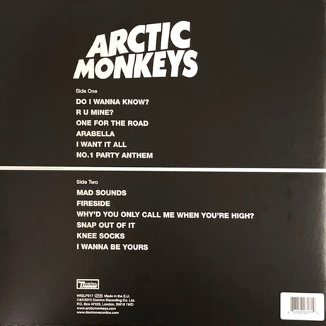 Arctic Monkeys : AM (LP, Album, RE, Gat)