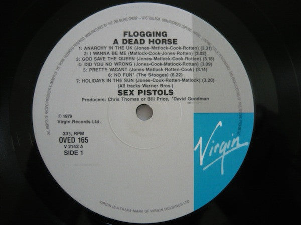 Sex Pistols : Flogging A Dead Horse (LP, Comp)