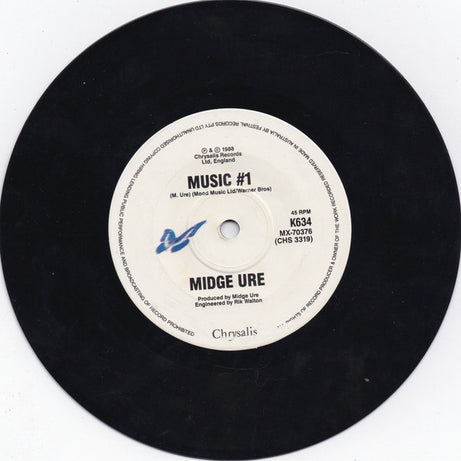 Midge Ure : Dear God (7", Single, Ltd)