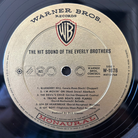 Everly Brothers : The Hit Sound Of The Everly Brothers (LP, Album, Mono)