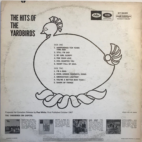 The Yardbirds : The Hits Of The Yardbirds (LP, Comp)
