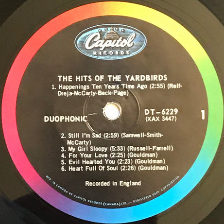 The Yardbirds : The Hits Of The Yardbirds (LP, Comp)