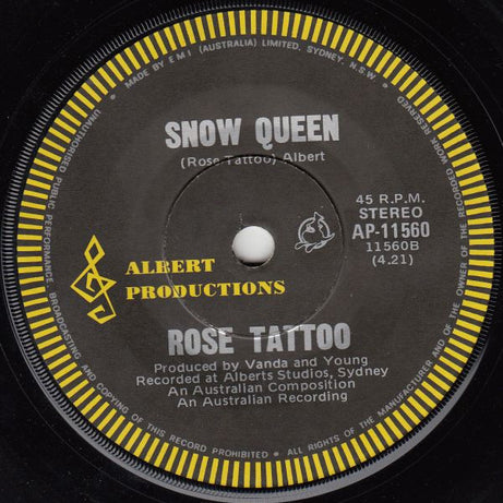 Rose Tattoo : Bad Boy For Love (7", Single)