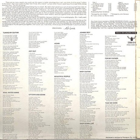 Melanie (2) : Melanie (LP, Album, RE, Bur)