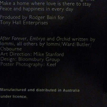 Black Sabbath : Master Of Reality (LP, Album, Emb)