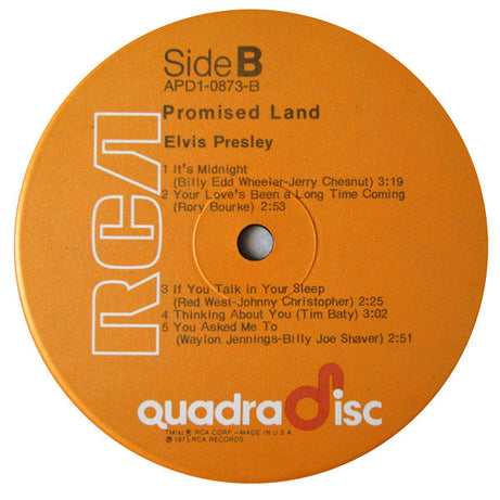 Elvis* : Promised Land (LP, Album, Quad)