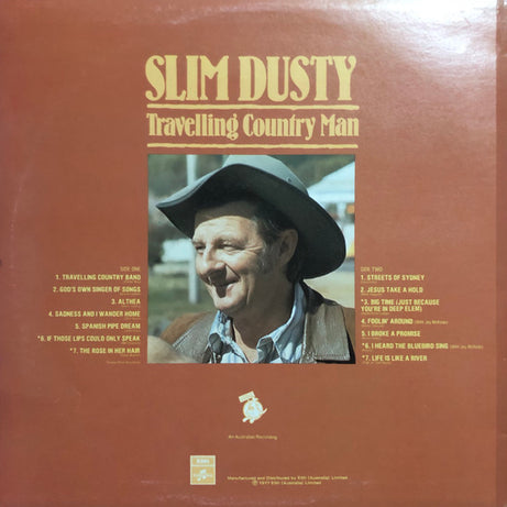 Slim Dusty : Travelling Country Man (LP, Album)