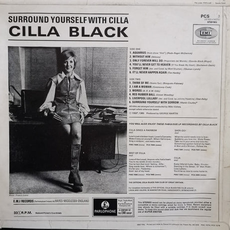 Cilla Black : Surround Yourself With Cilla (LP, Album)