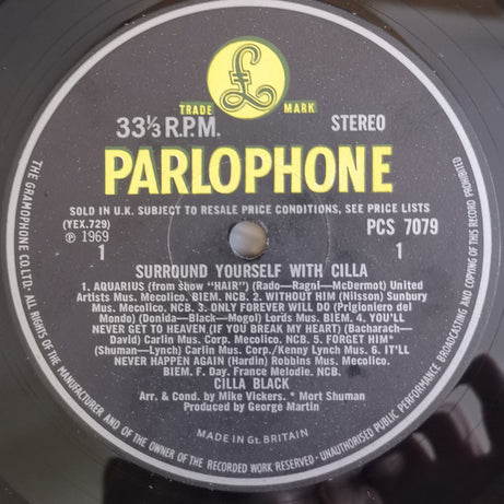 Cilla Black : Surround Yourself With Cilla (LP, Album)