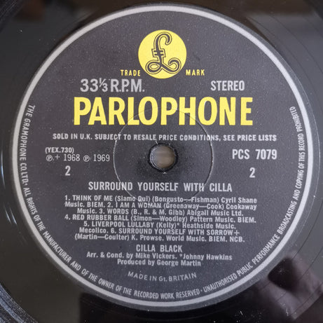 Cilla Black : Surround Yourself With Cilla (LP, Album)