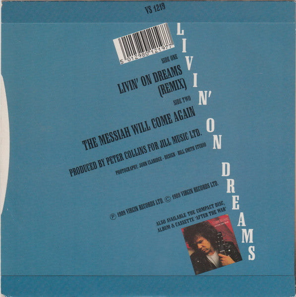 Gary Moore : Livin' On Dreams (7", Single)