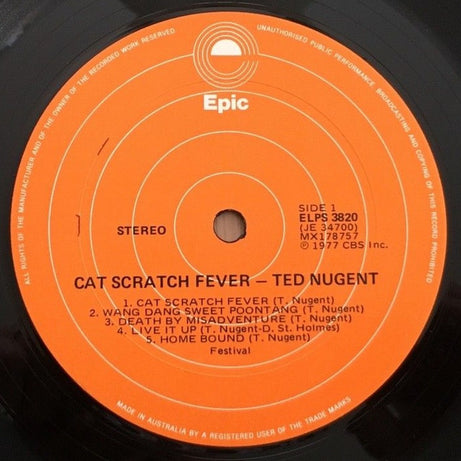Ted Nugent : Cat Scratch Fever (LP, Album)