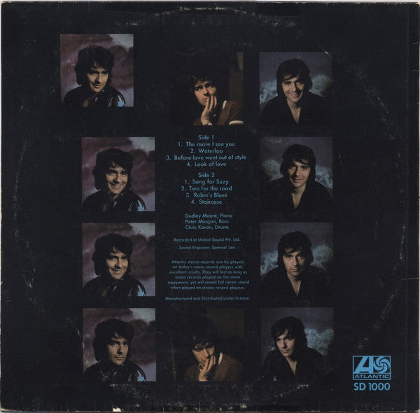 Dudley Moore Trio : Today (LP, Album)