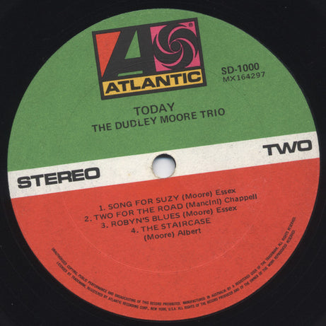 Dudley Moore Trio : Today (LP, Album)