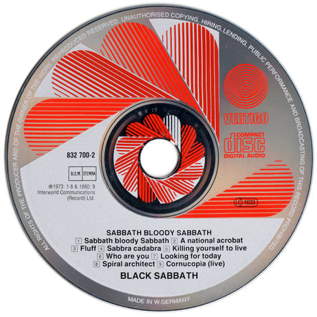 Black Sabbath : Sabbath Bloody Sabbath (CD, Album, RE)