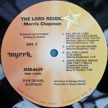 Morris Chapman : The Lord Reigns (LP, Album)