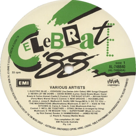 Various : Celebrate '88 (LP, Comp)