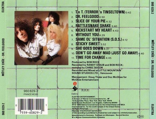 Mötley Crüe : Dr. Feelgood (CD, Album)