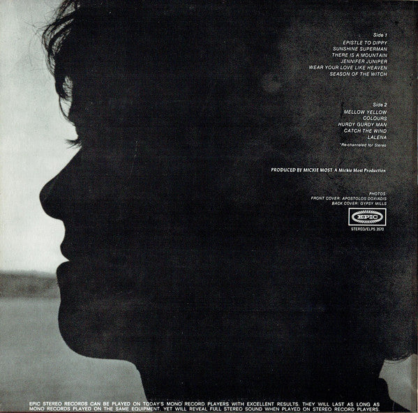 Donovan : Donovan's Greatest Hits (LP, Comp)