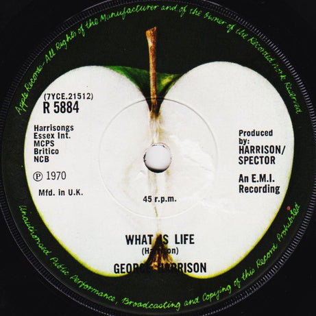 George Harrison : My Sweet Lord (7", Single, Sol)