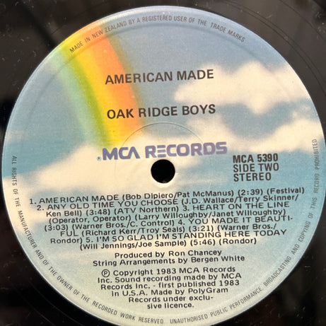 The Oak Ridge Boys : American Made (LP, Album)